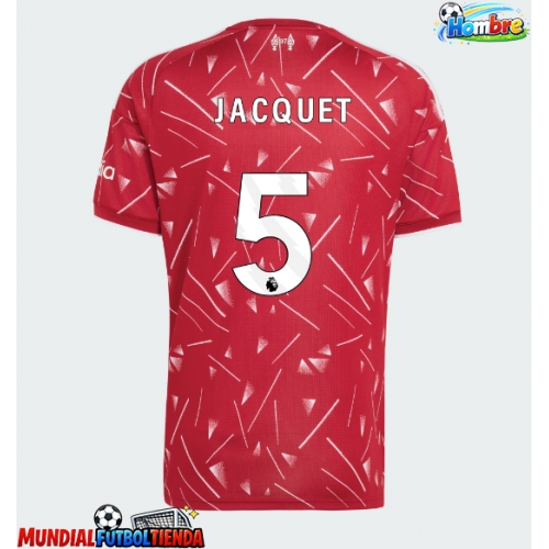 Camiseta Liverpool Jeremy Jacquet #5 Primera Equipación Replica 2026-27 mangas cortas